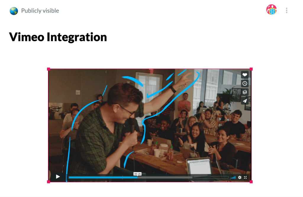 Tettra Vimeo Integration