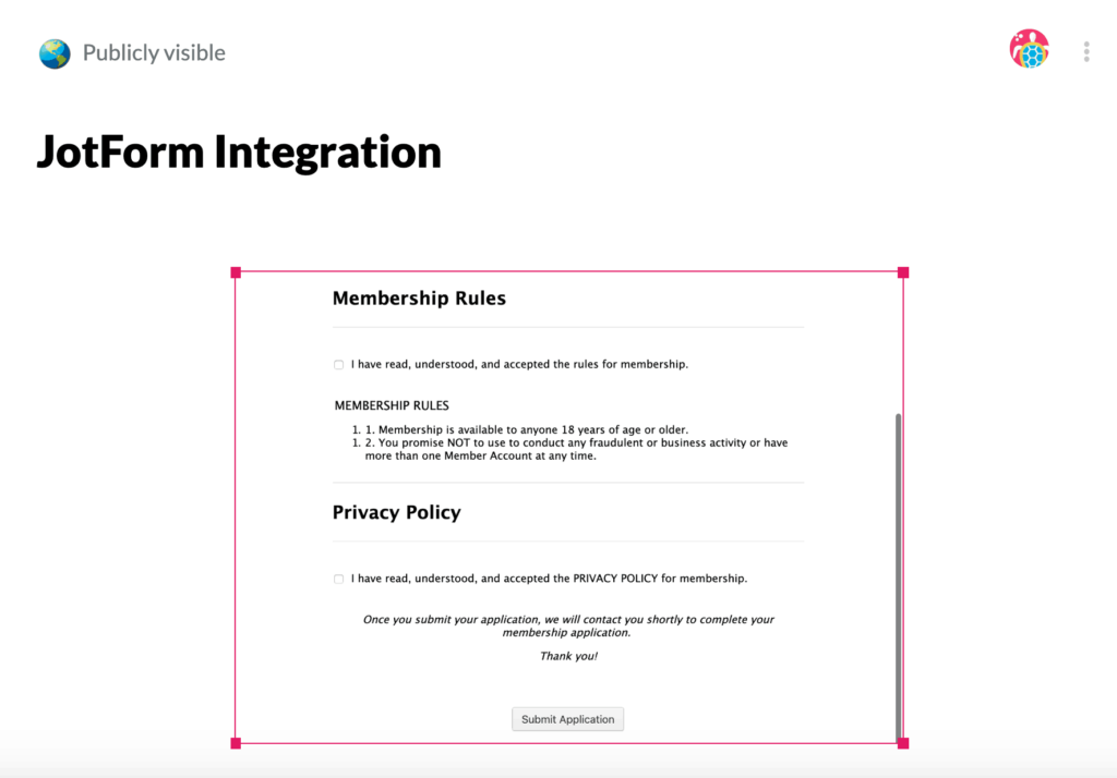 Tettra JotForm Integration