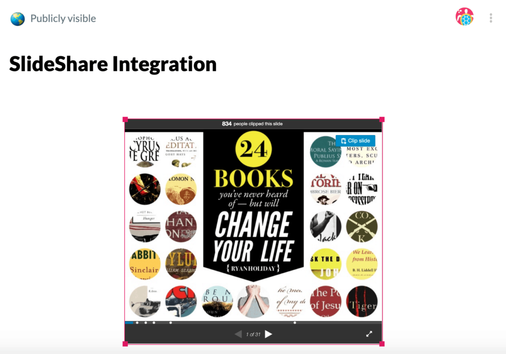 Tettra SlideShare Integration