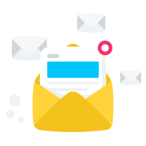 envelope with document icon