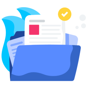 folder with documents icon