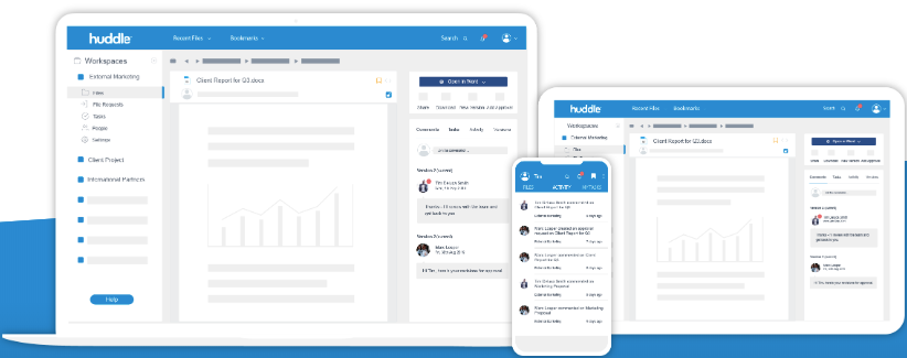 huddle screenshot
