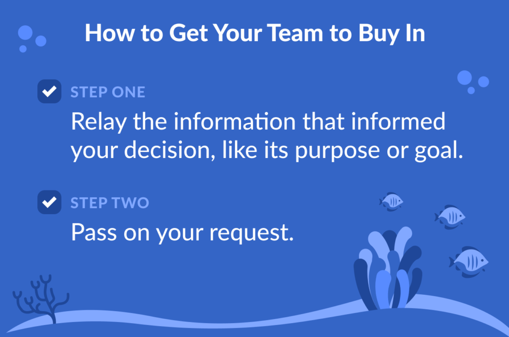 commander's intent - how to get your team to buy in