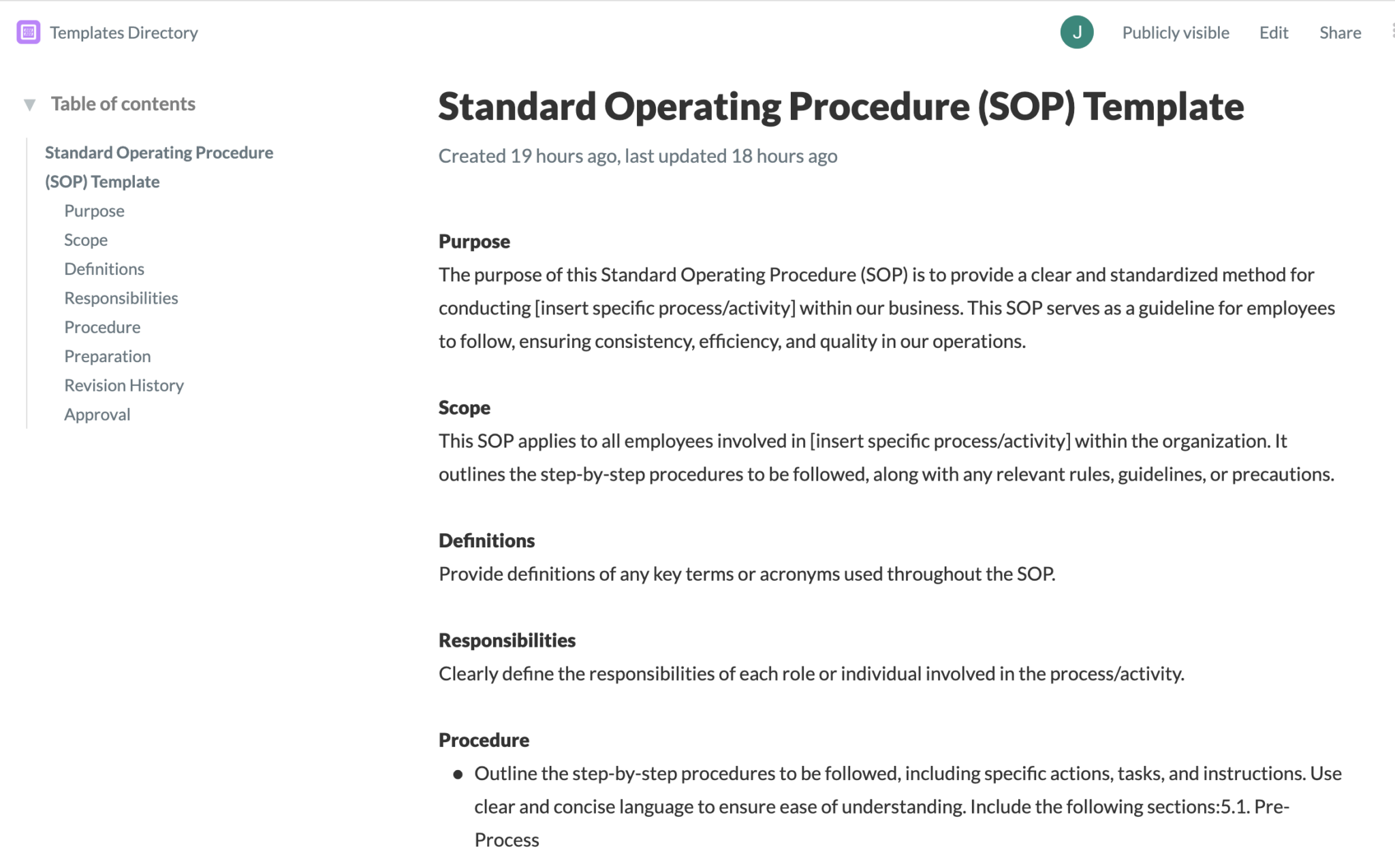 9 Steps For The Best Standard Operating Procedures (free Sop Template 