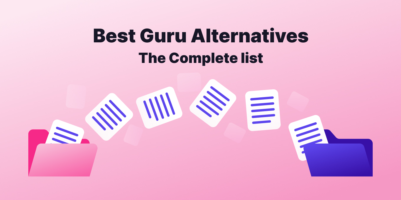 The 11 Best Guru Alternatives (Top Knowledge Bases)