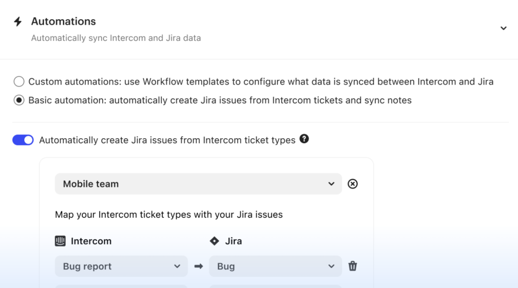 jira intercom integration