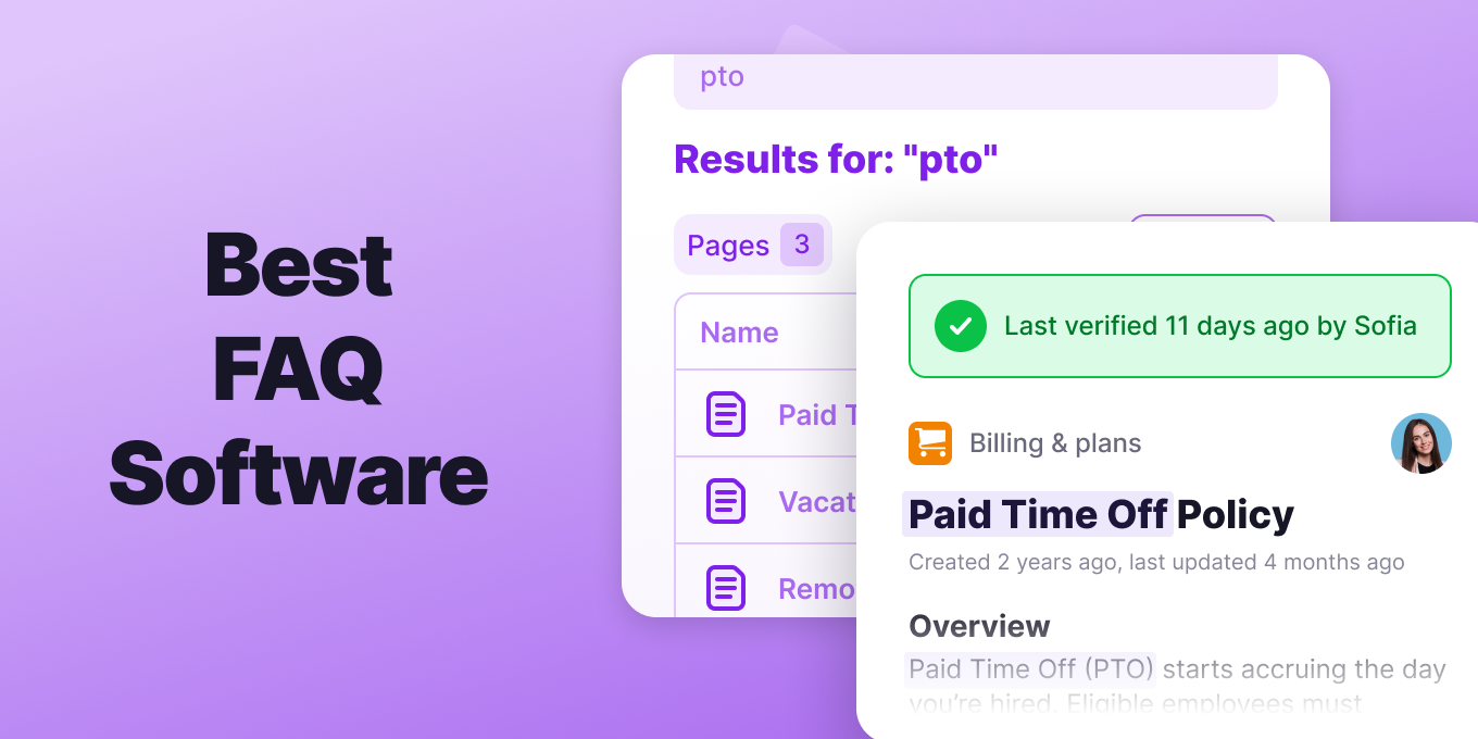 The Best FAQ Software List for 2024